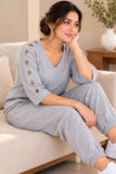 Elegant Gray Tracksuit – Comfort with Style