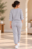 Elegant Gray Tracksuit – Comfort with Style