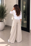 Loose-Fit Flare Trouser