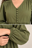 Olive Grace Maxi Frock – Simple, Soft & Beautiful