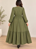Olive Grace Maxi Frock – Simple, Soft & Beautiful