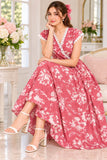 Pretty Pink and White Floral Frock